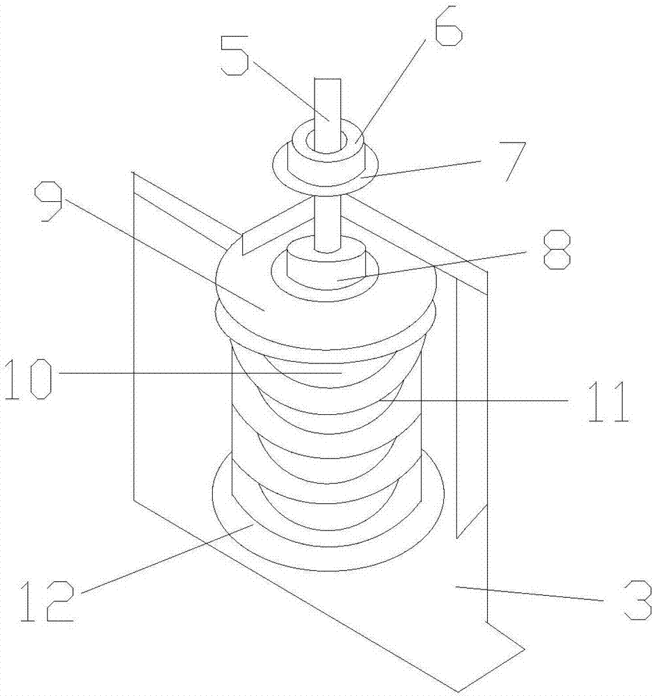 Damping brake device for rotating shaft of medical equipment