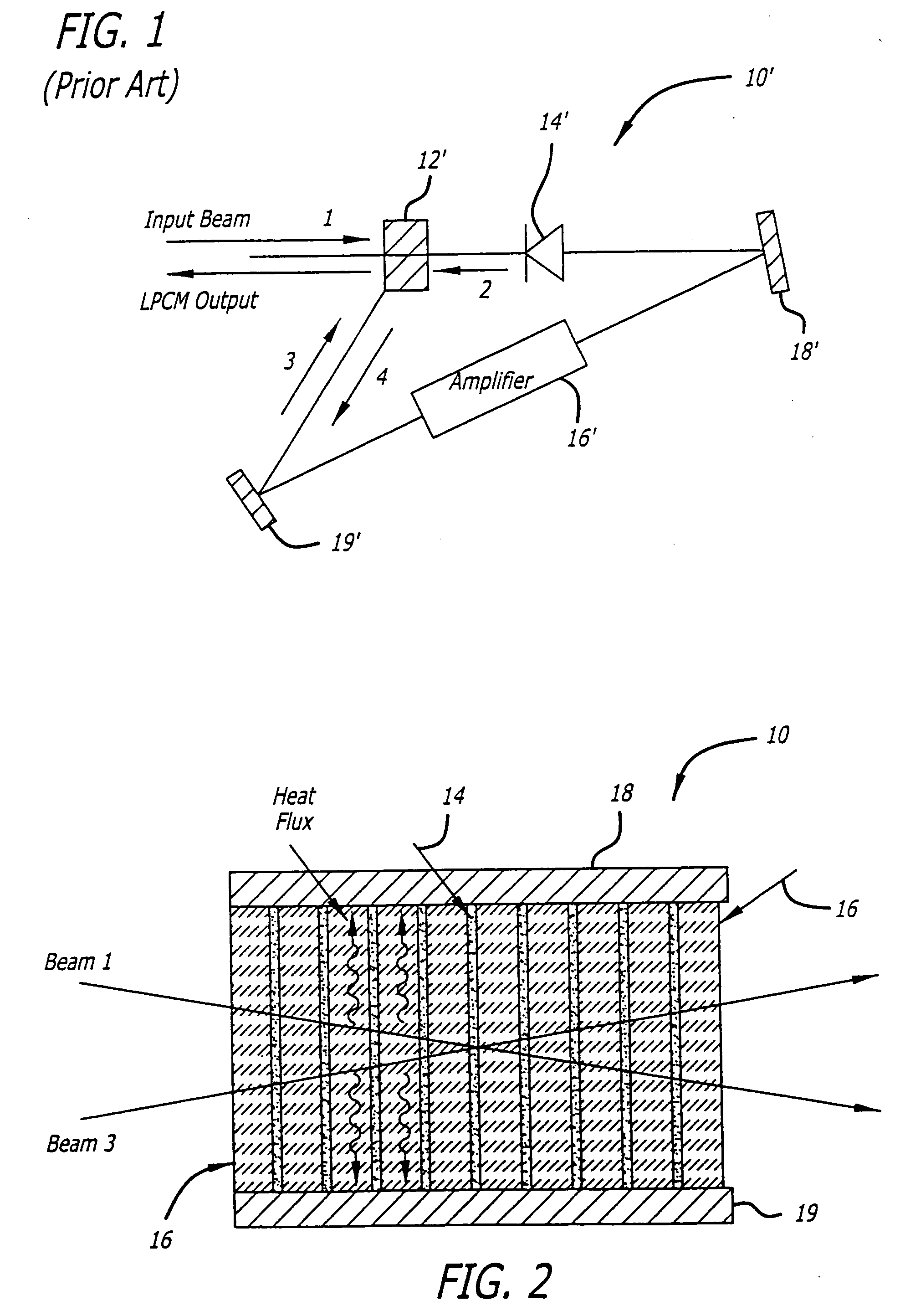 Conductively cooled liquid thermal nonlinearity cell for phase conjugation and method