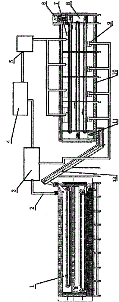 Organic solid waste high-temperature carbonization and drying system with waste heat utilization device