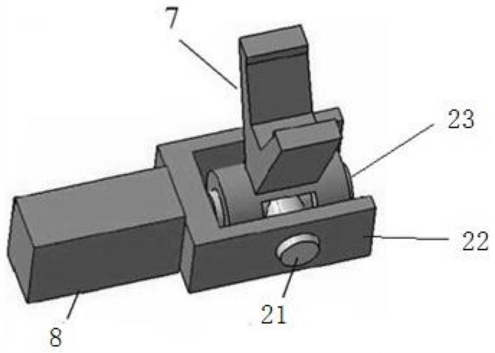 A control device for tractor three-degree-of-freedom agricultural implement suspension mechanism