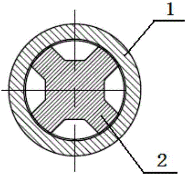 Swirl-type hydraulic ejector with screw spindle