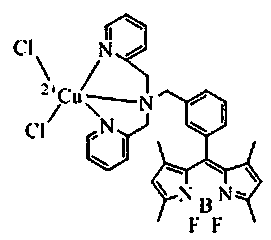 A kind of fluorescent probe of sulfhydryl ion and its synthesis method