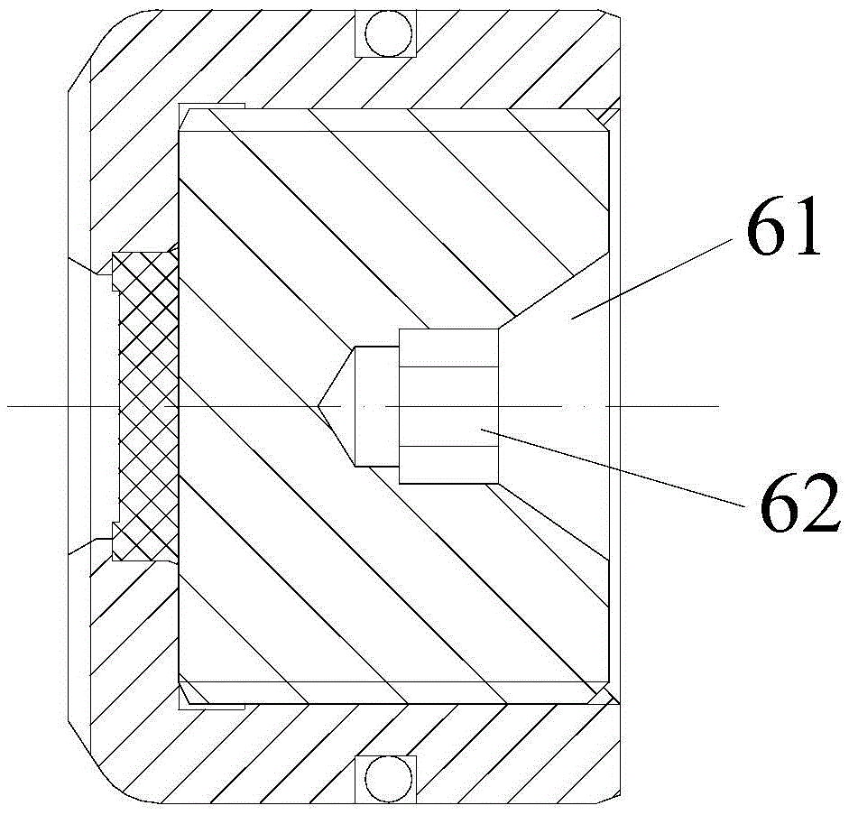 Valve core assembly of safety valve