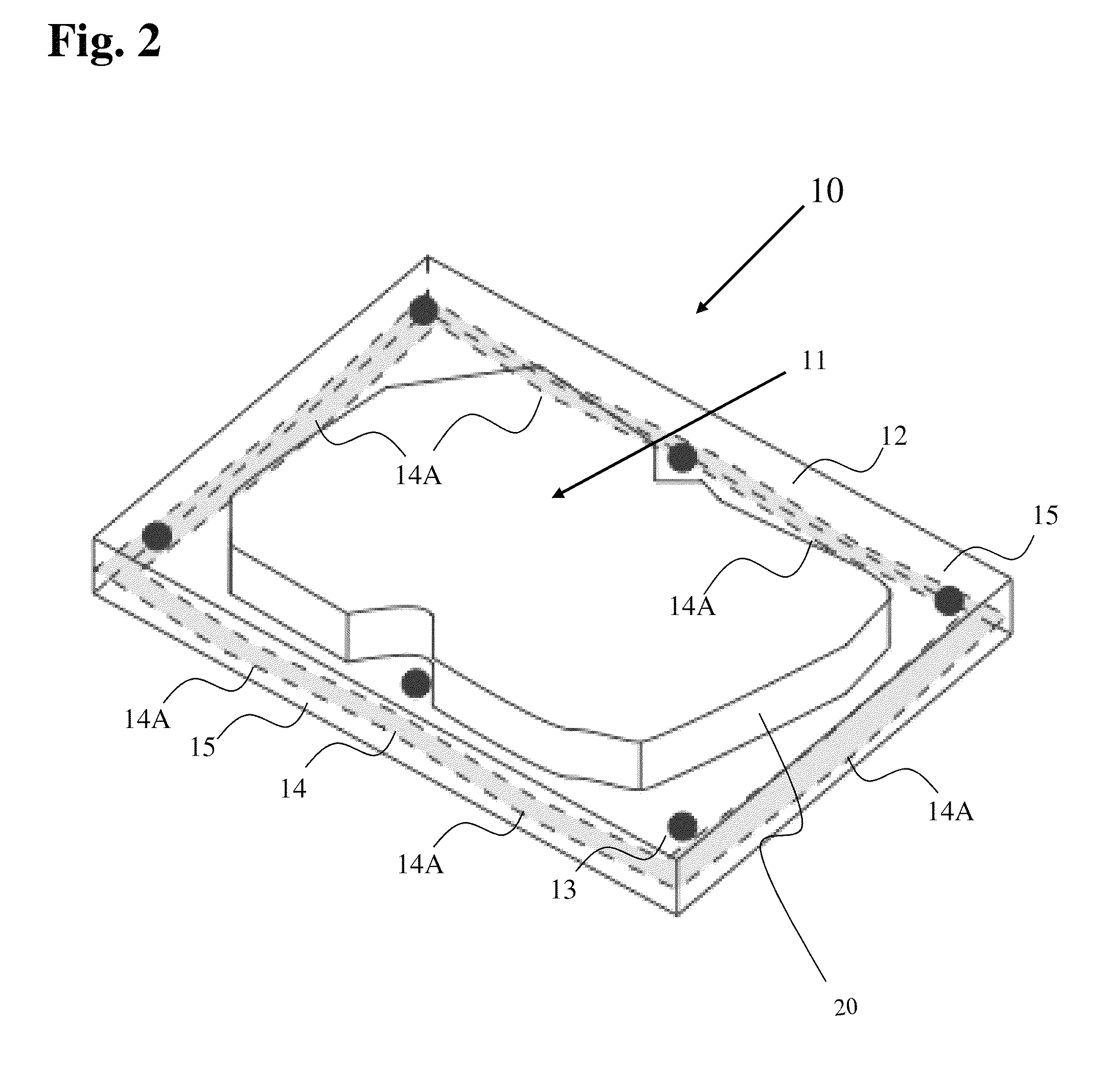 Low cost high performance injection molded hard drive top cover