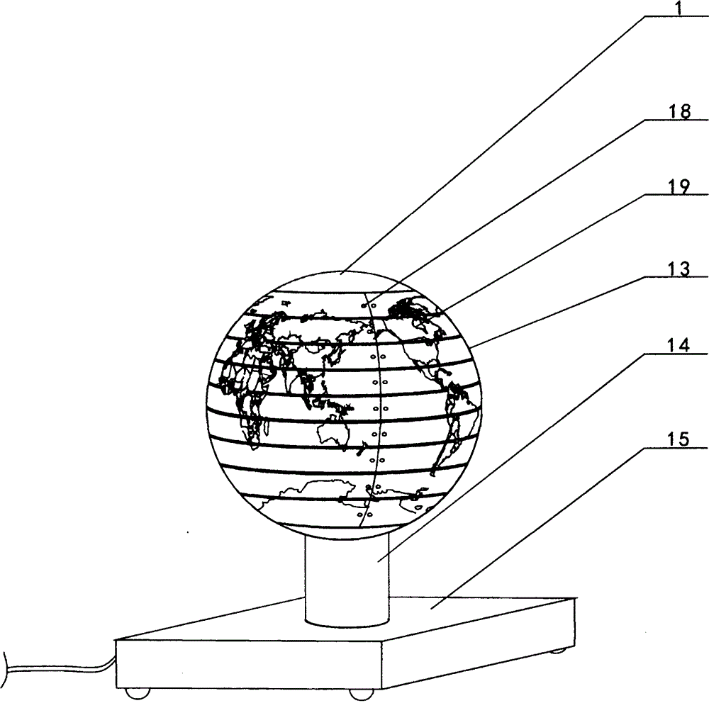 Teaching apparatus capable of comparing differences between eastern callisthenics and western callisthenics