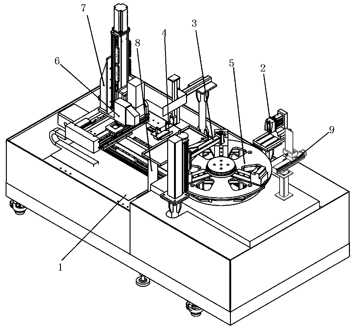 Laser quenching machine for gear