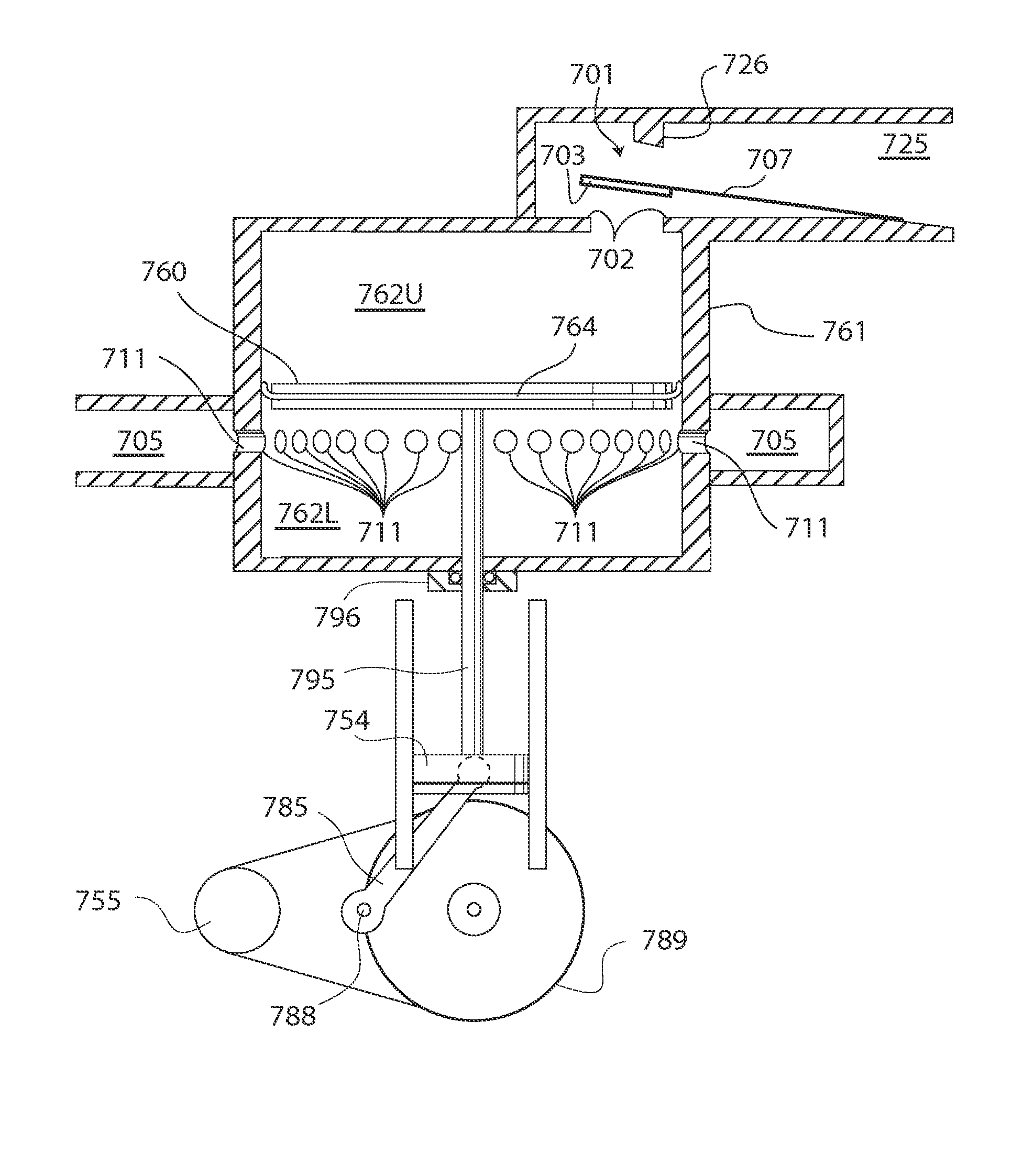 Harmonic uniflow engine