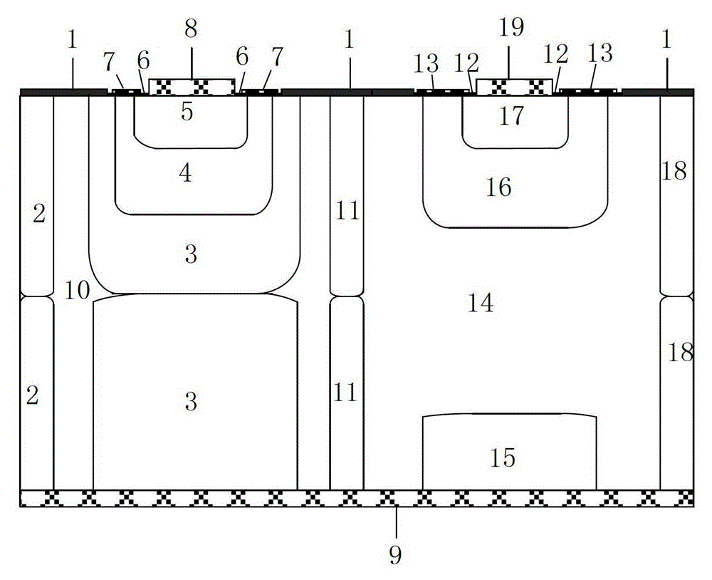 A surge protection circuit and its manufacturing method