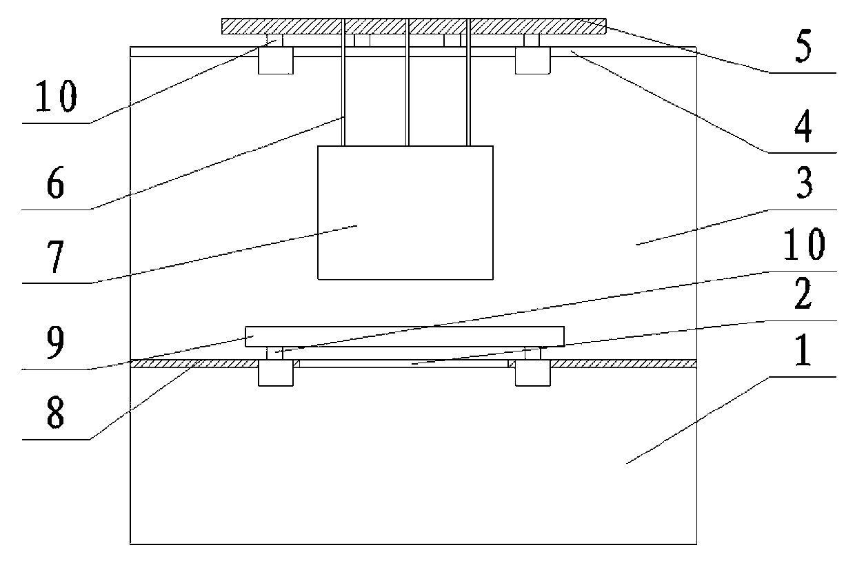 Hoisting method of large support equipment for basement