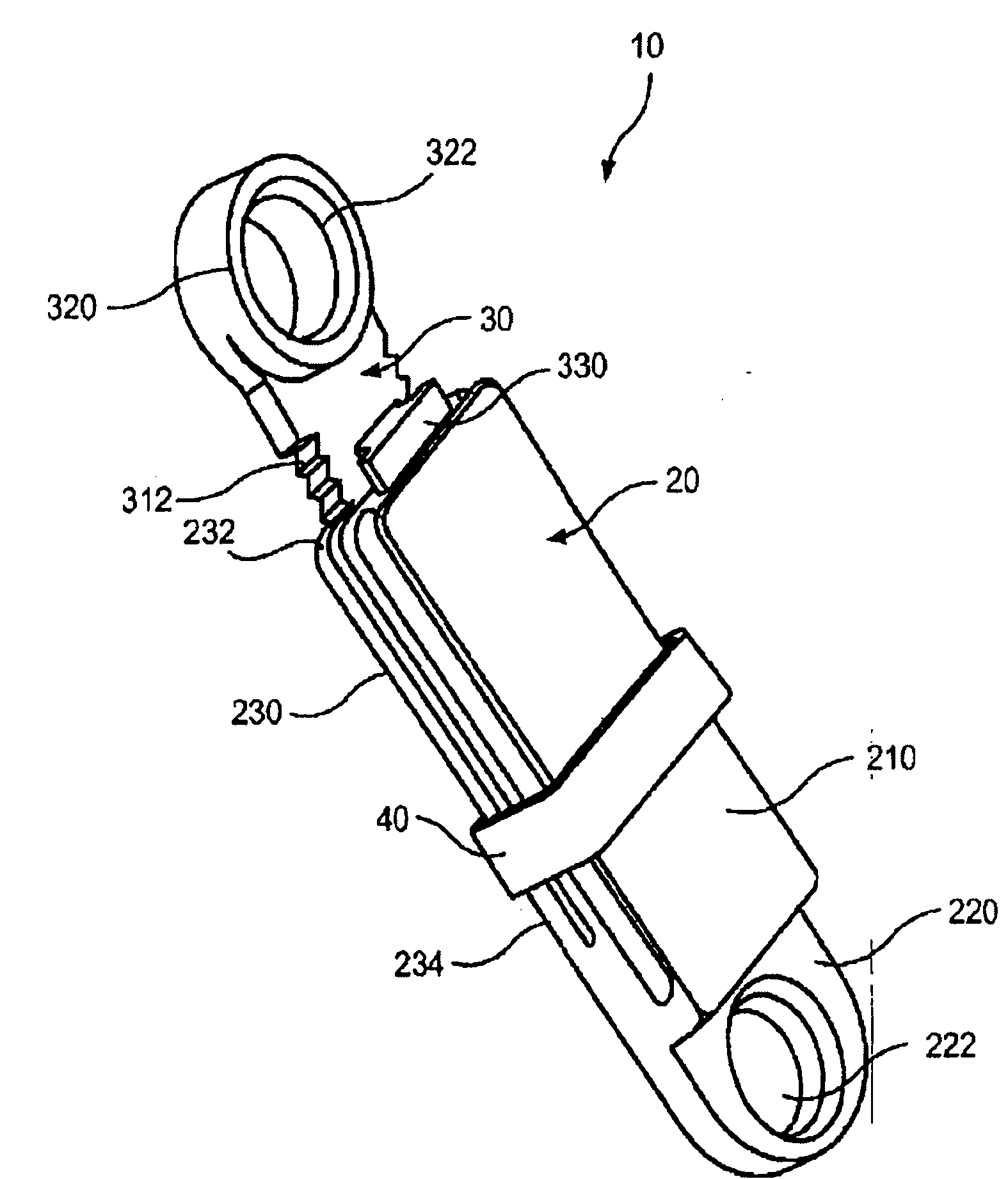 Ratcheting epiphysiodesis plate