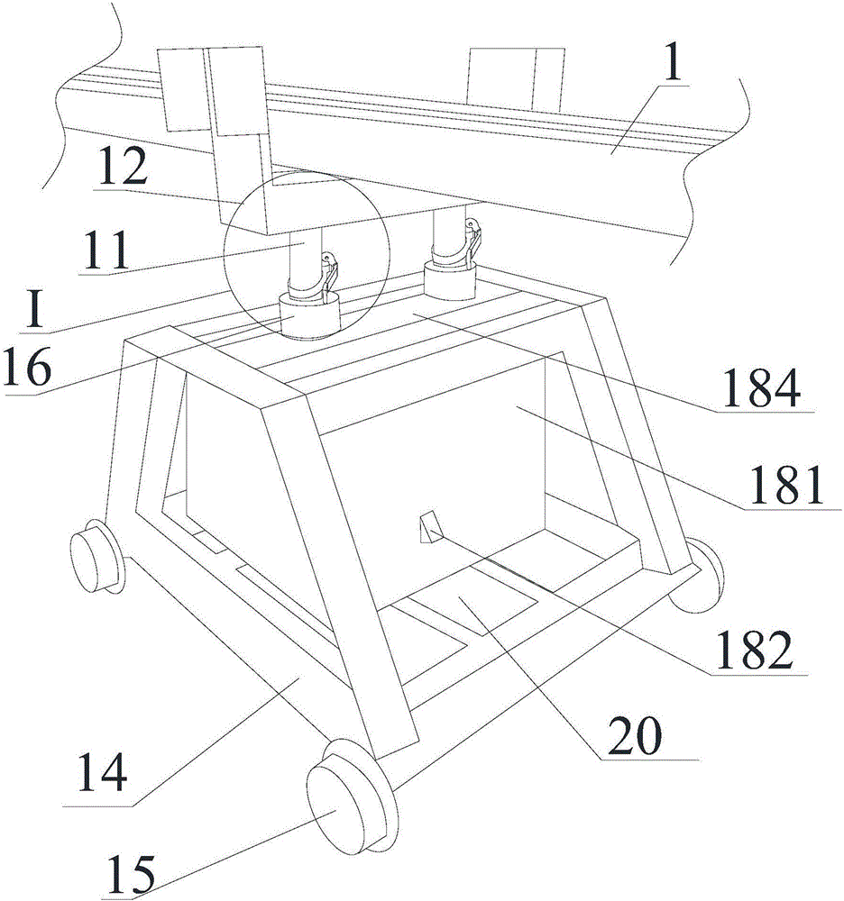 Electronically controlled double-adjustable feed support device