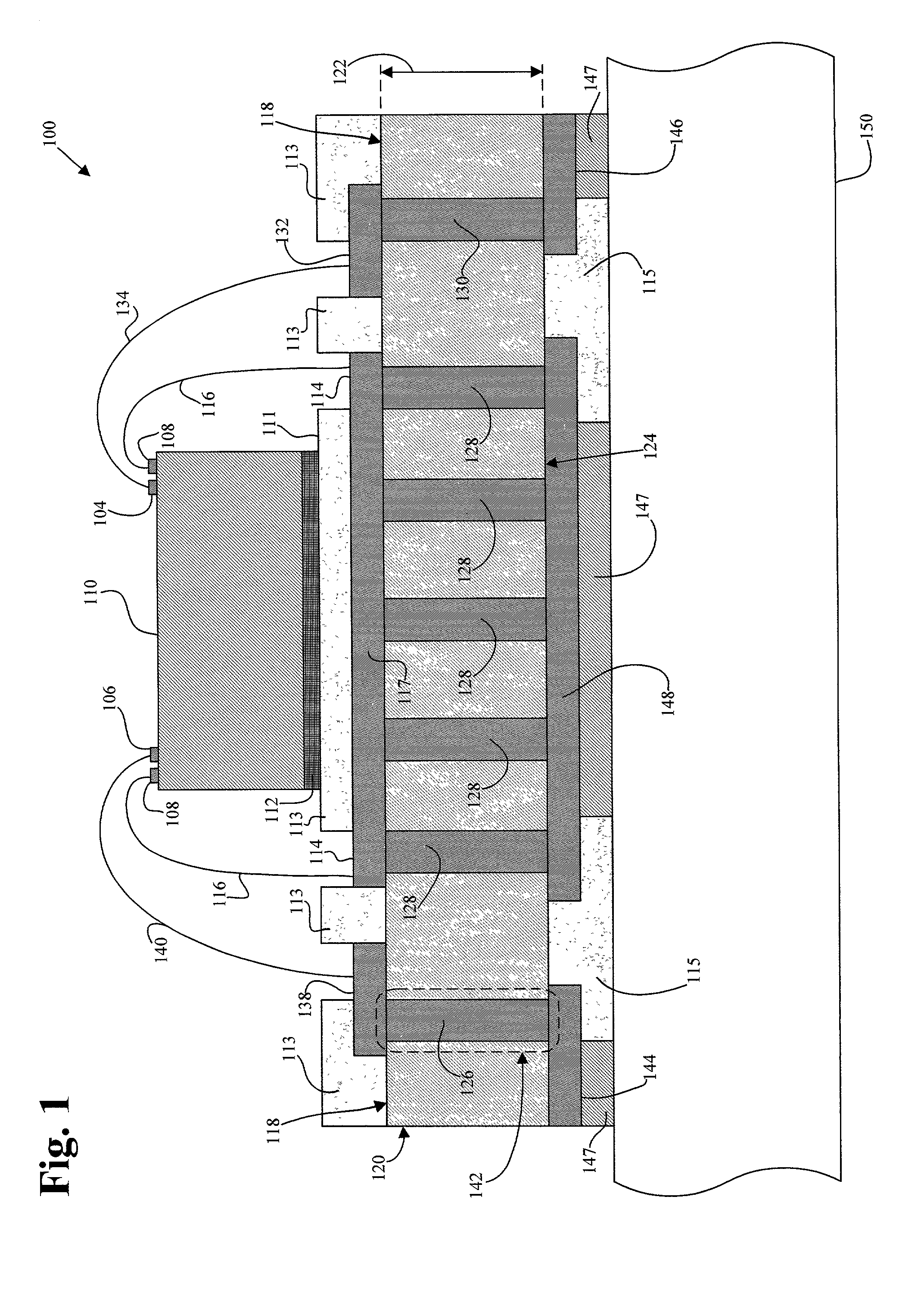 Structure and method for fabrication of a leadless chip carrier