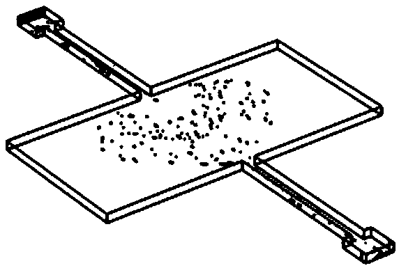 Micro-fluidic chip for cell culturing and simulating post-exercise pulse shearing force environment, and detection method