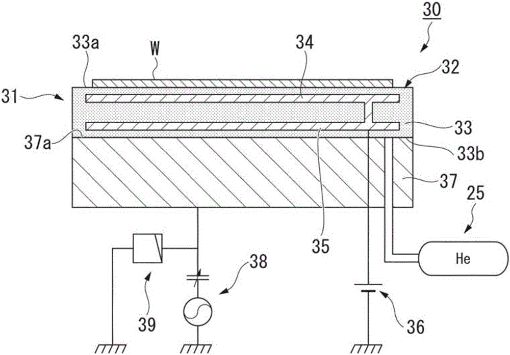 Plasma treatment device and wafer transportation tray