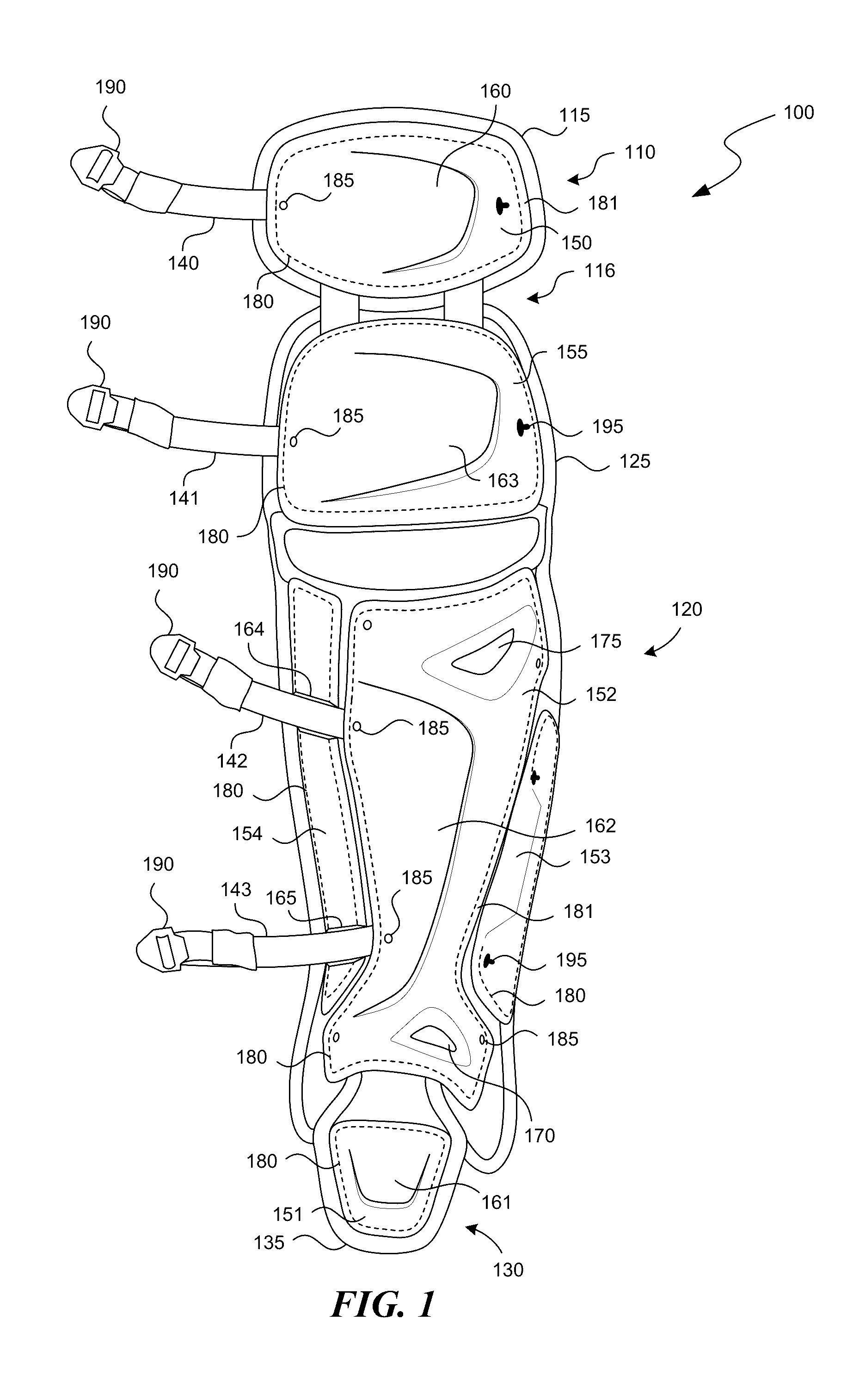 Anatomically dynamic and ergonomic leg guard