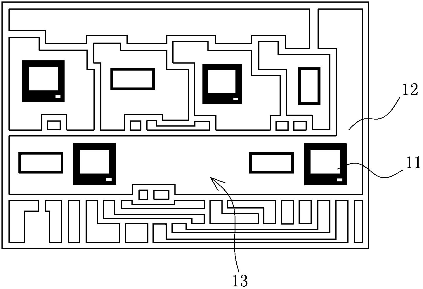 Method for balancing stress on DBC (Direct Bonding Copper) board and DBC board package structure