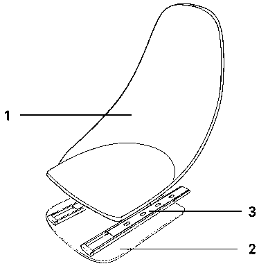 Auxiliary seat for disabled old people