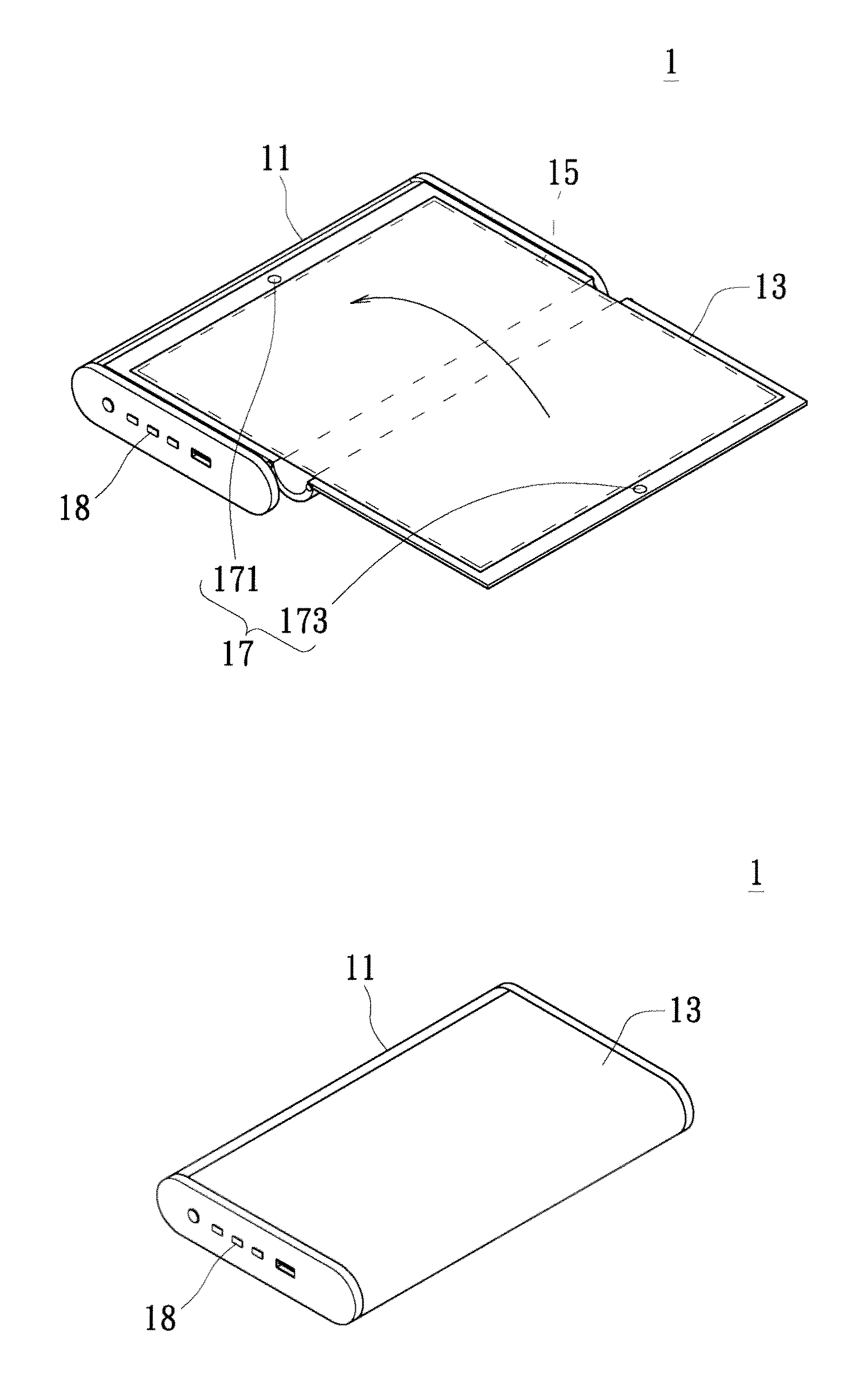 Flexible display device and method for the same capable of reducing accidental contact-induced malfunctions