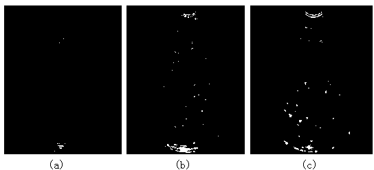 Measurement method for low sand content based on B-type ultrasound imaging technology