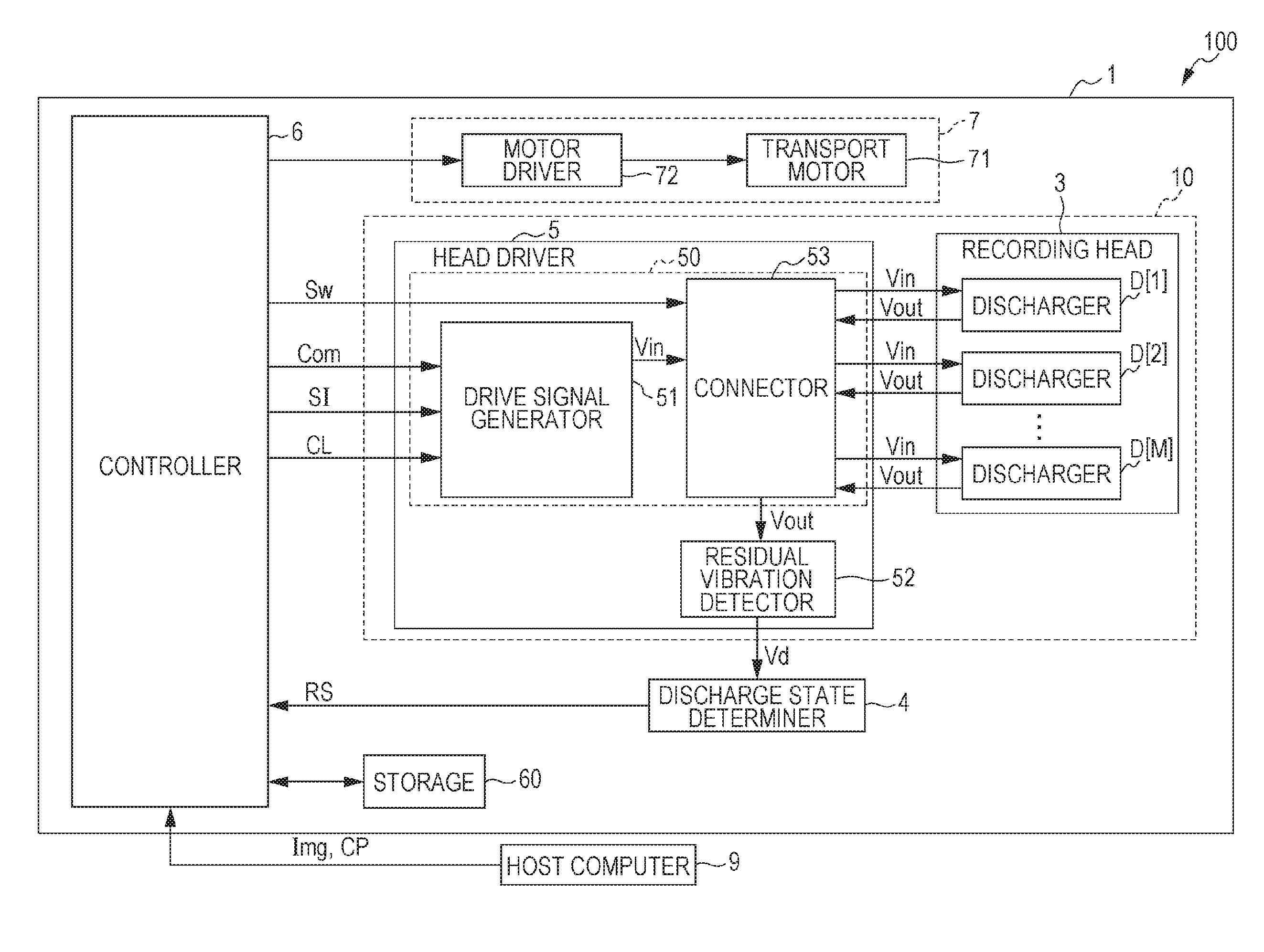 Liquid discharging apparatus, head unit, control method for liquid discharging apparatus, and control program  for liquid discharging apparatus