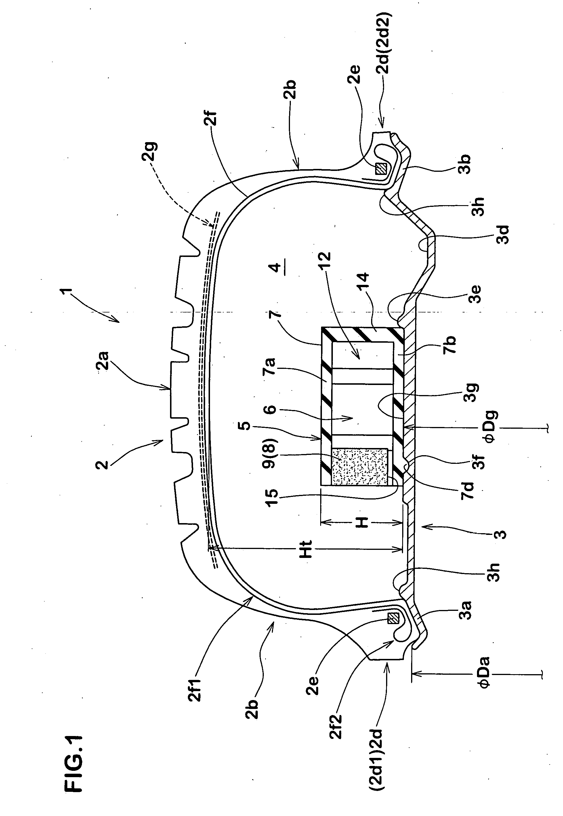 Runflat tire system and support ring therefor