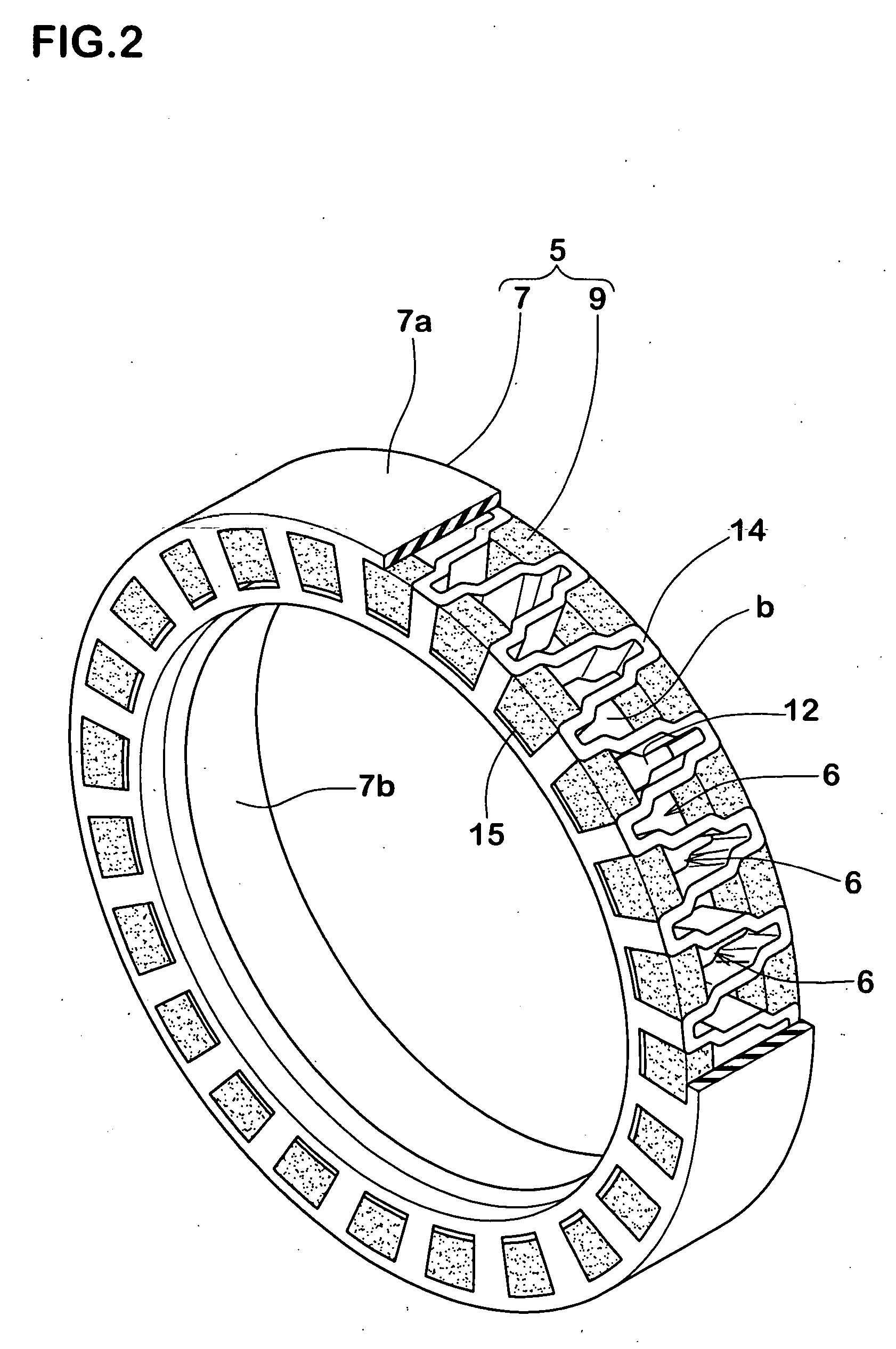 Runflat tire system and support ring therefor