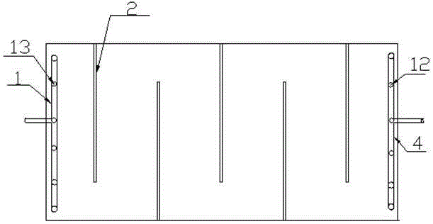 Separation type combined stereo constructed wetland system and sewage processing method