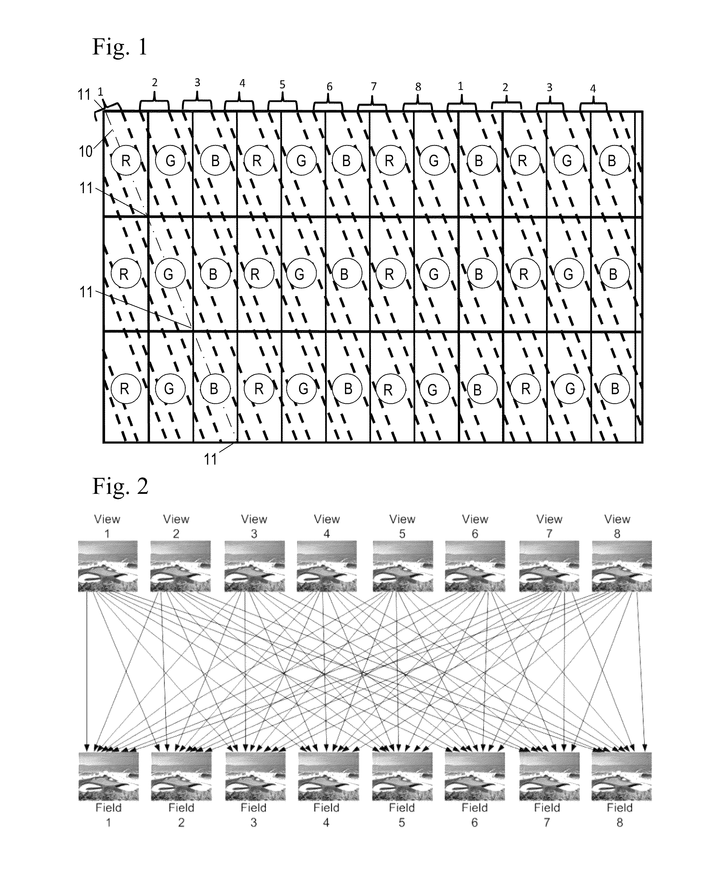 Image data placement method for a time multiplexed autostereoscopic display