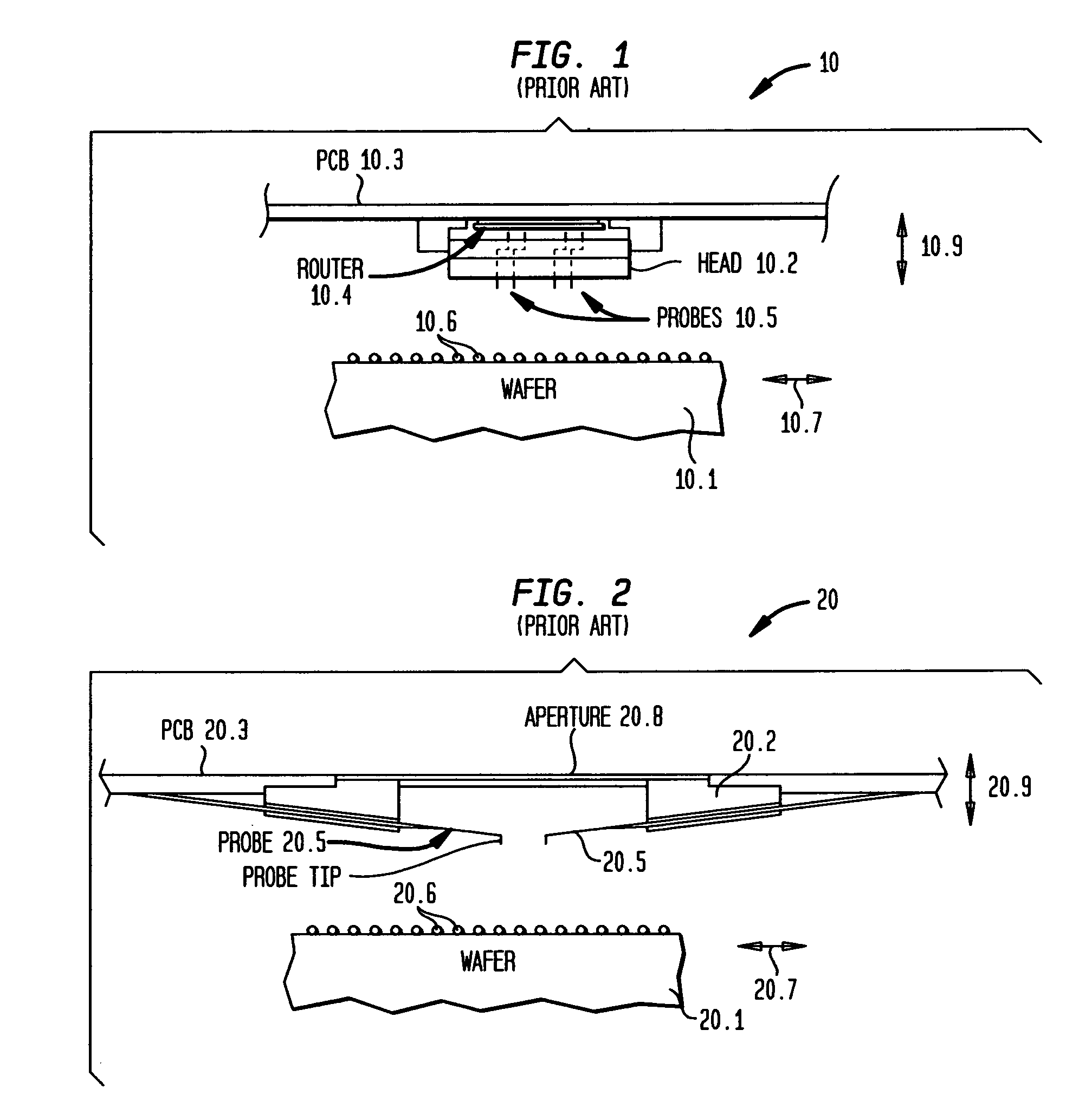 Method of testing electronic wafers having lead-free solder contacts