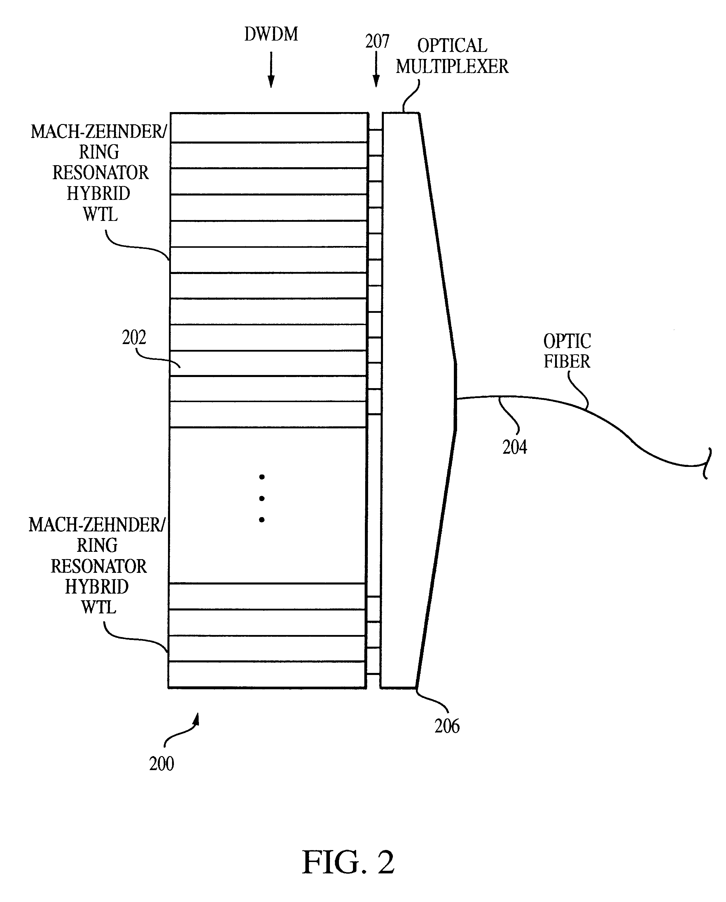 Tunable semiconductor laser having cavity with wavelength selective mirror and Mach-Zehnder interferometer