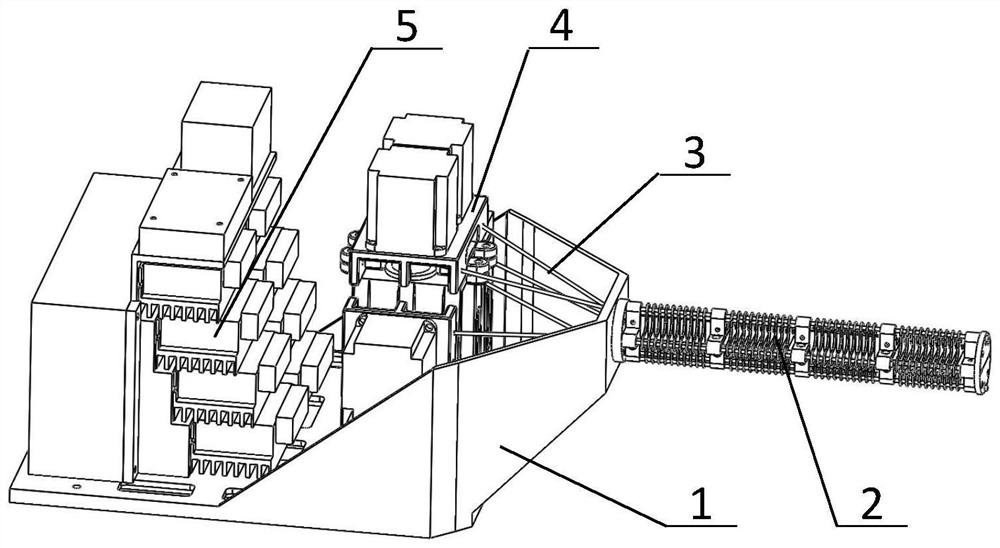 Bionic crossed fishbone-shaped continuum robot mechanical arm