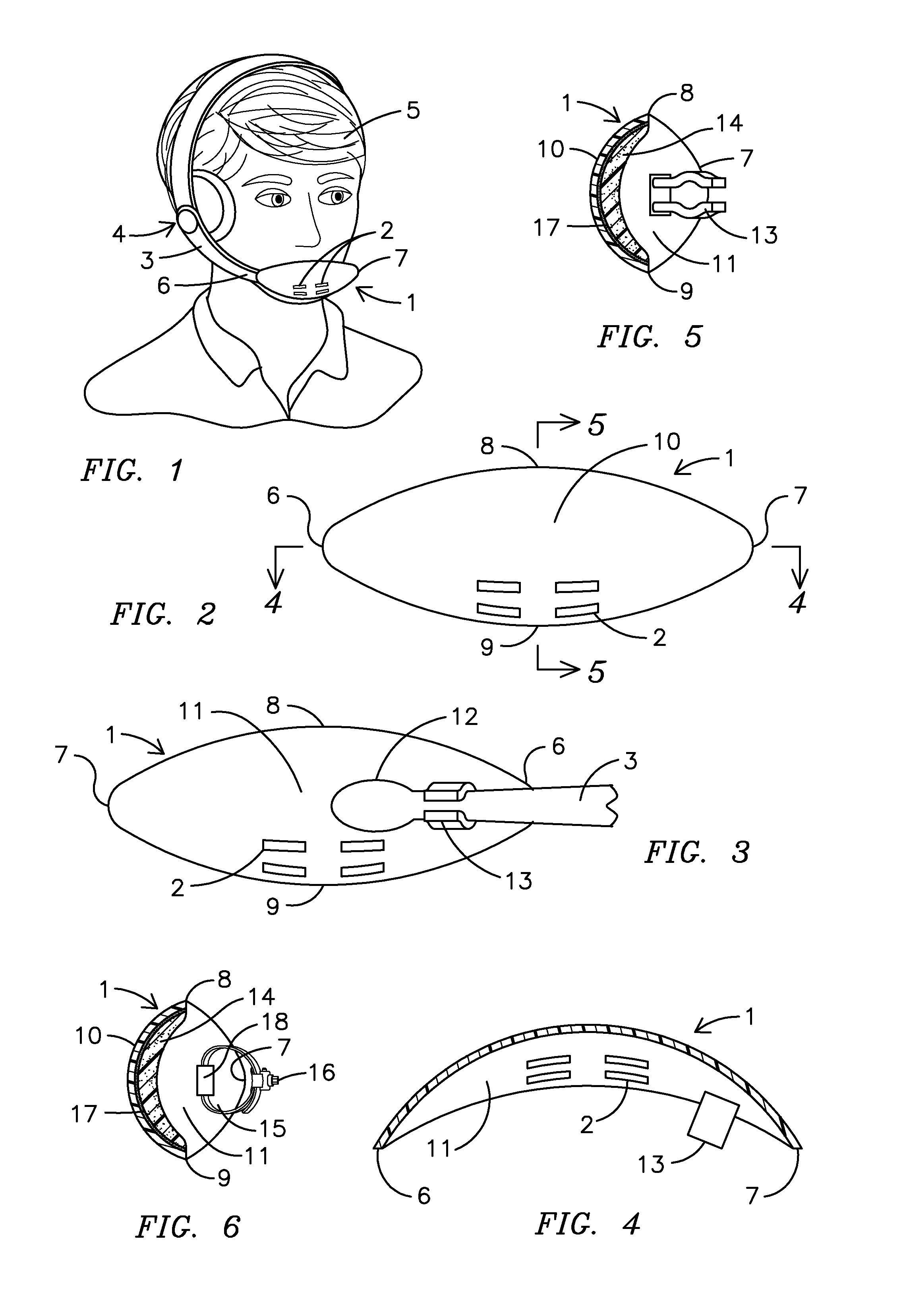 Mouth shield for microphones