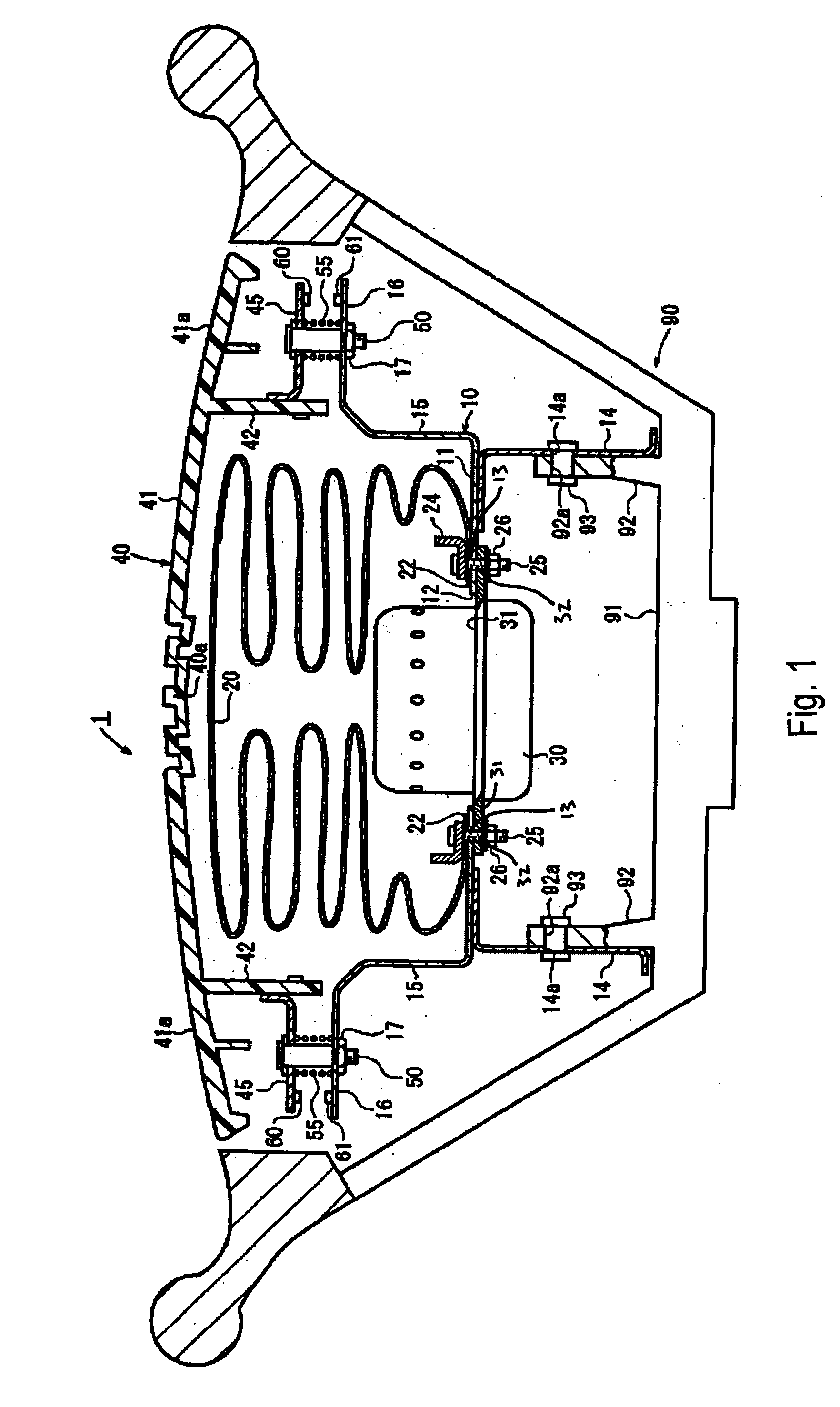 Horn switch gear, airbag system, and steering wheel