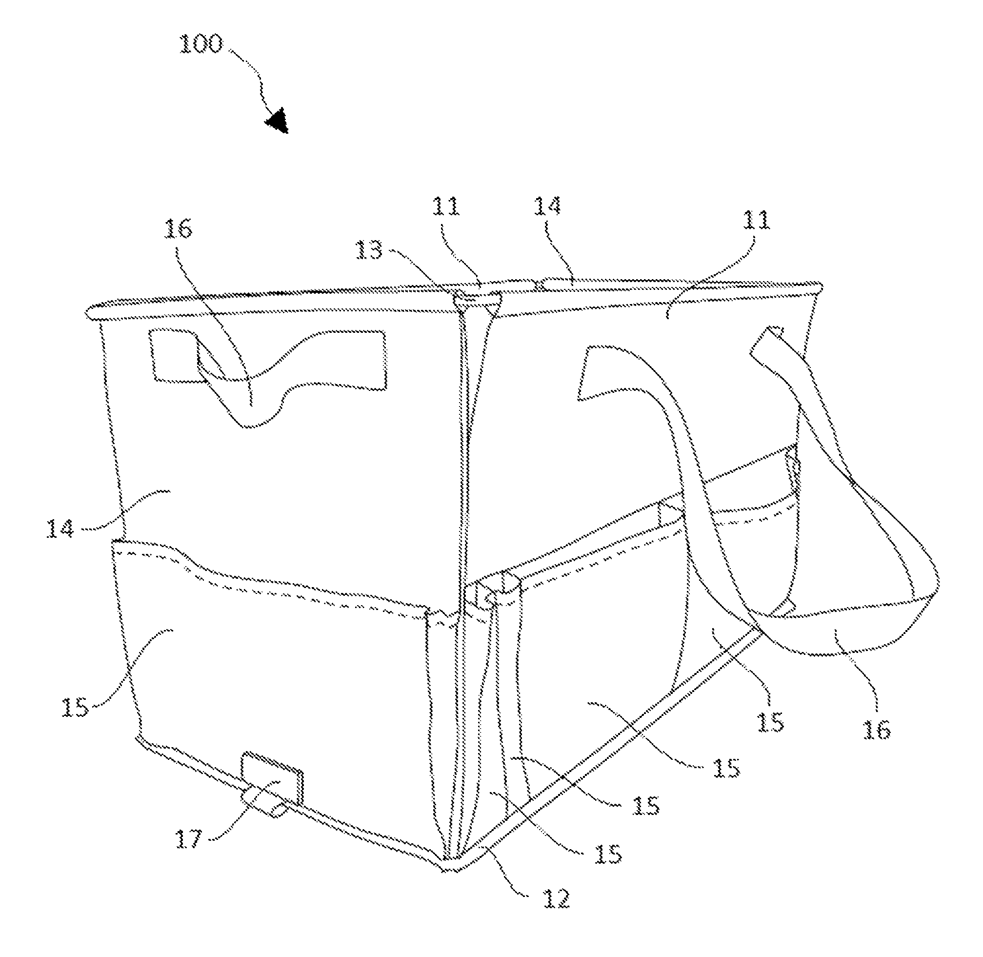 Food and beverage container transport device