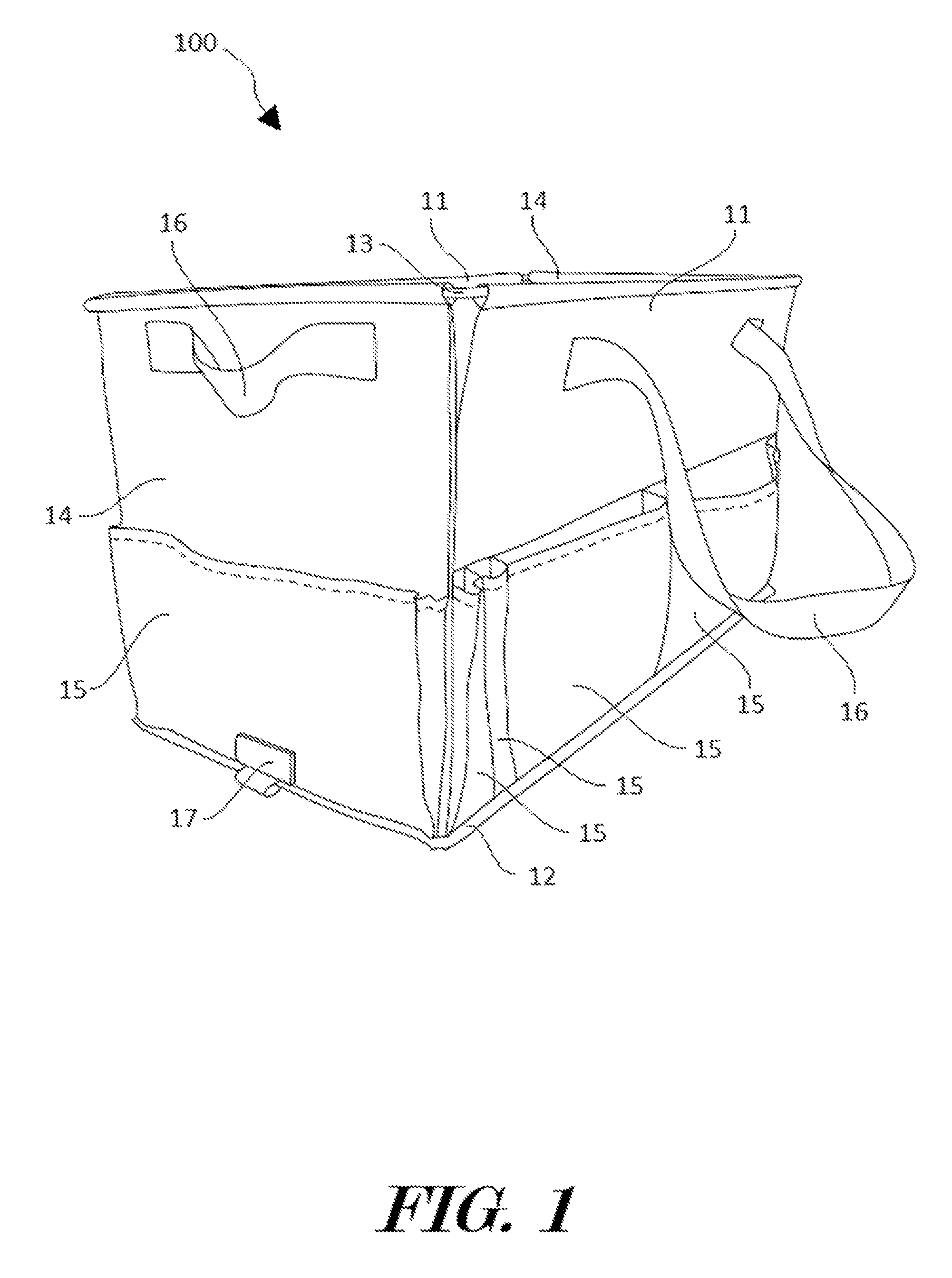 Food and beverage container transport device