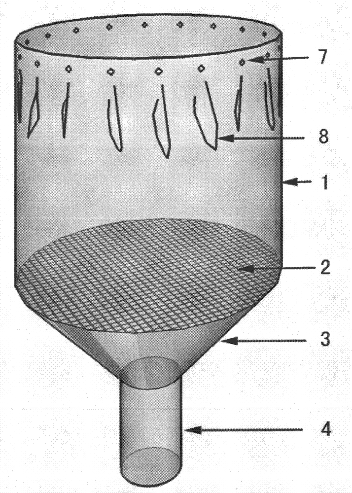 Acquisition device for epibenthos and settled organisms of artificial fish reefs or sea treasure reefs