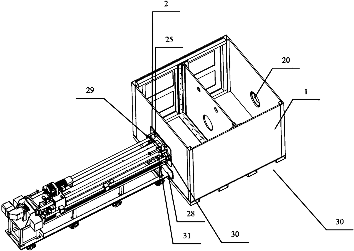 Soil pressure balance model tunnel boring machine capable of realizing lining support function