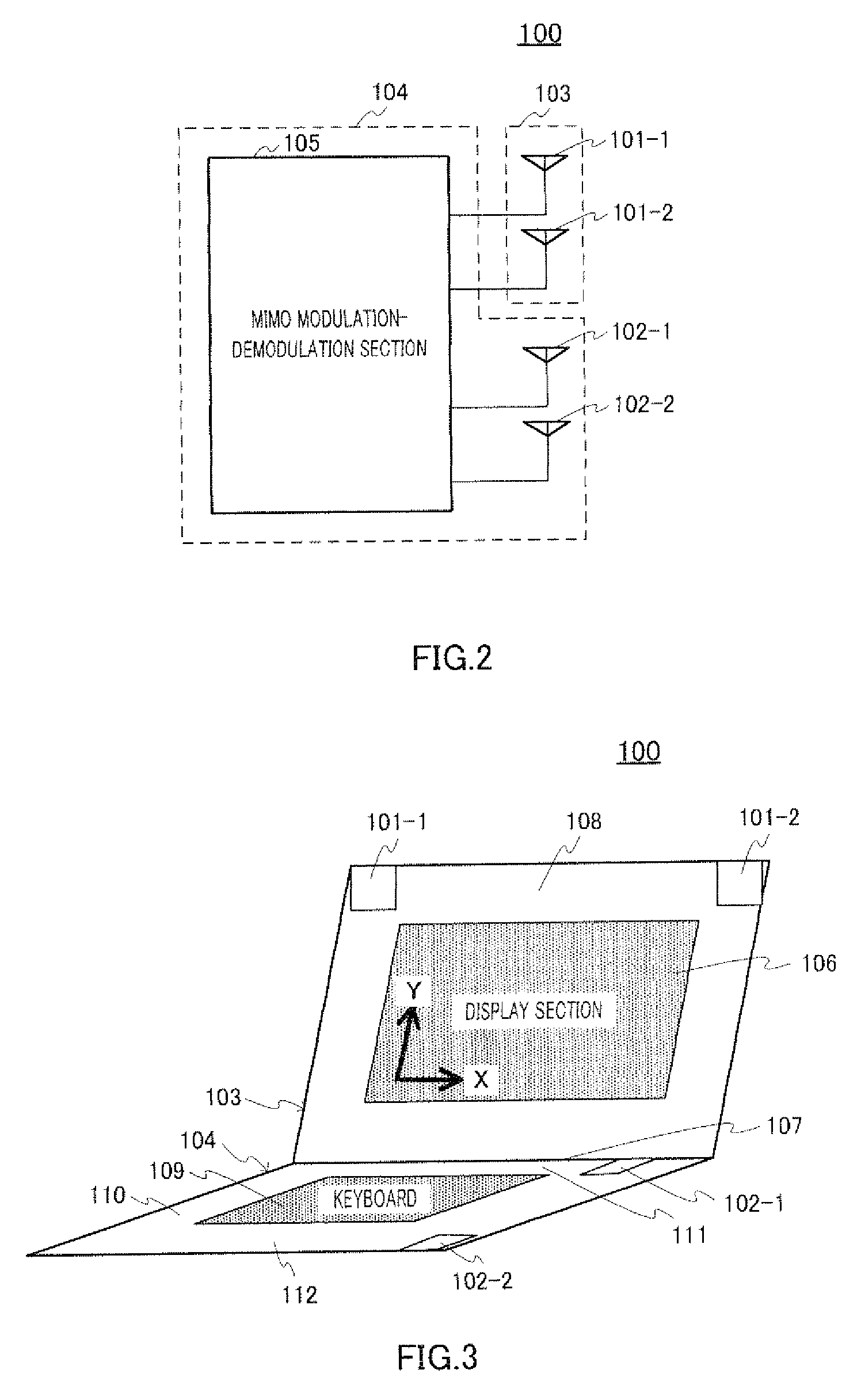 MIMO communication device