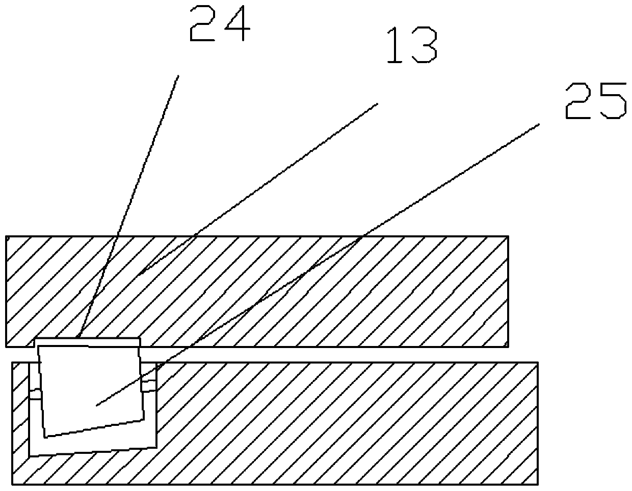 Screen-free printing plate of battery piece