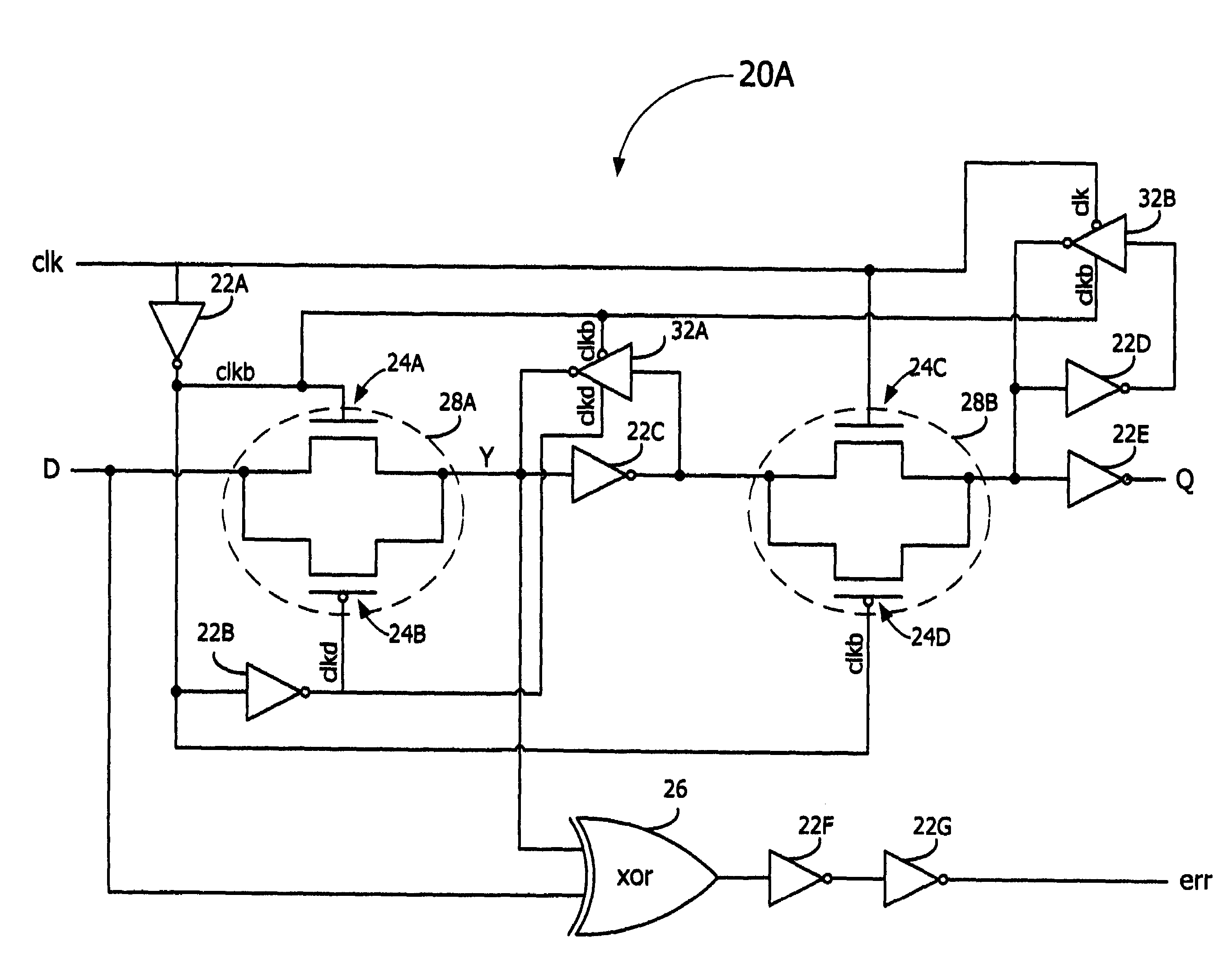 Error-detection flip-flop