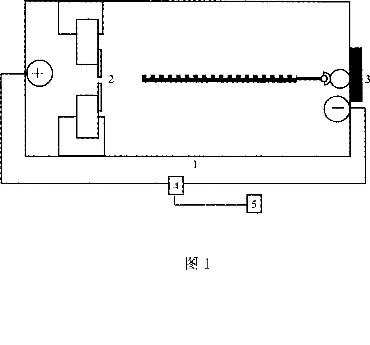 Electromagnetic method and device for controlling single-chain nucleic acid perforating speed