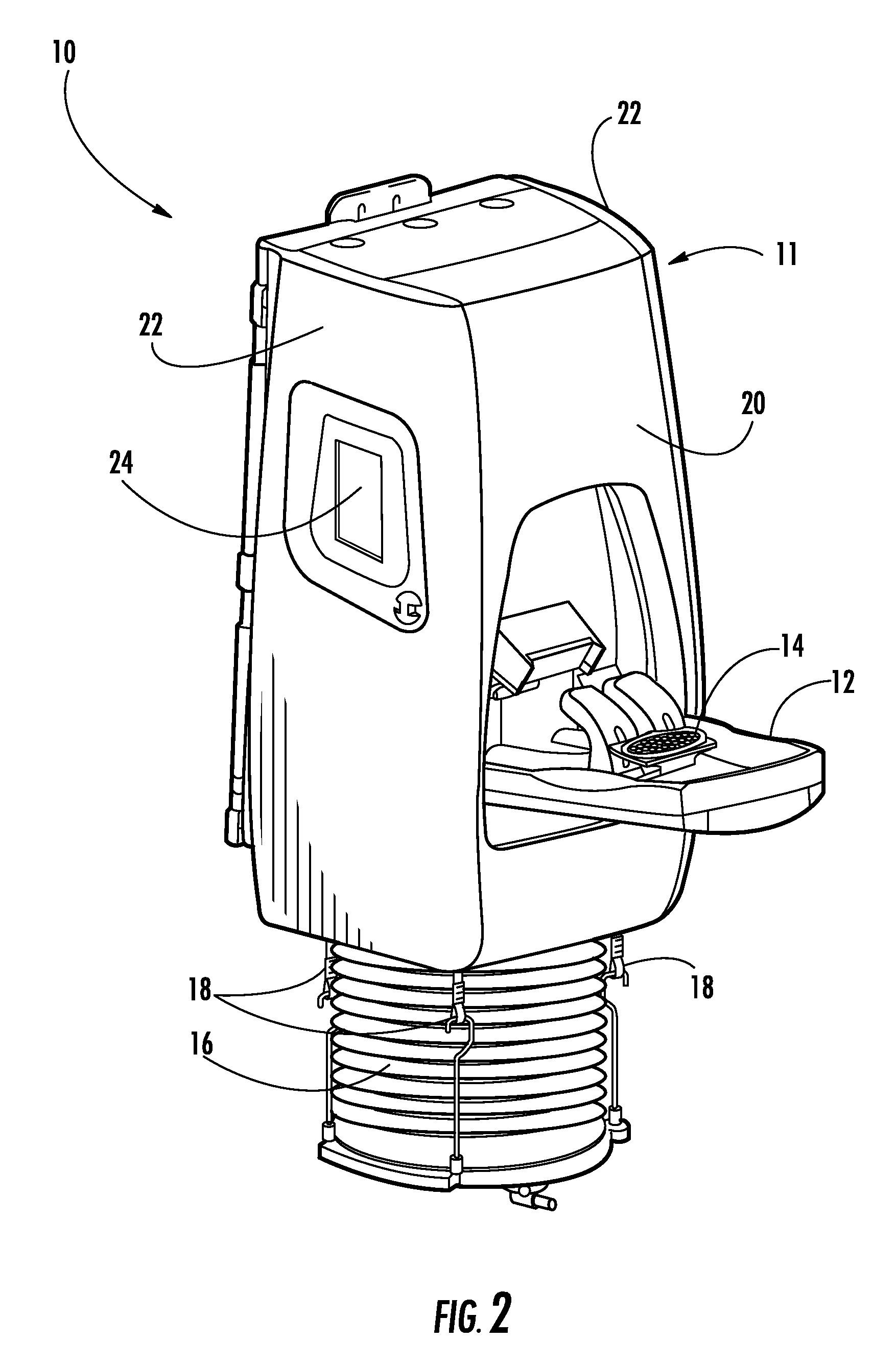 Audible alert and timer for an emergency eyewash station