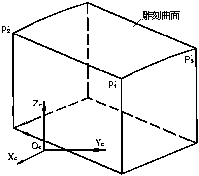 Surface dynamic compensation carving path generation method