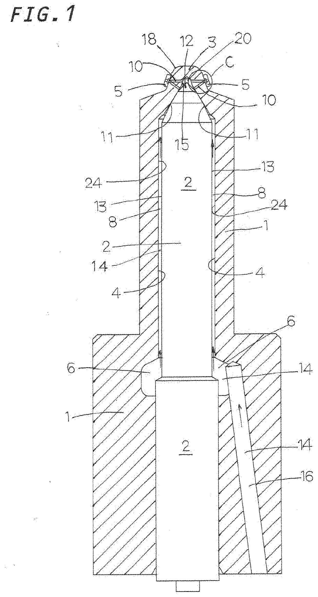 Liquid injection nozzle