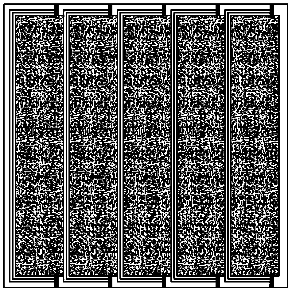 Preparation method and product of large-area all-solid-state perovskite mesoscopic solar cells