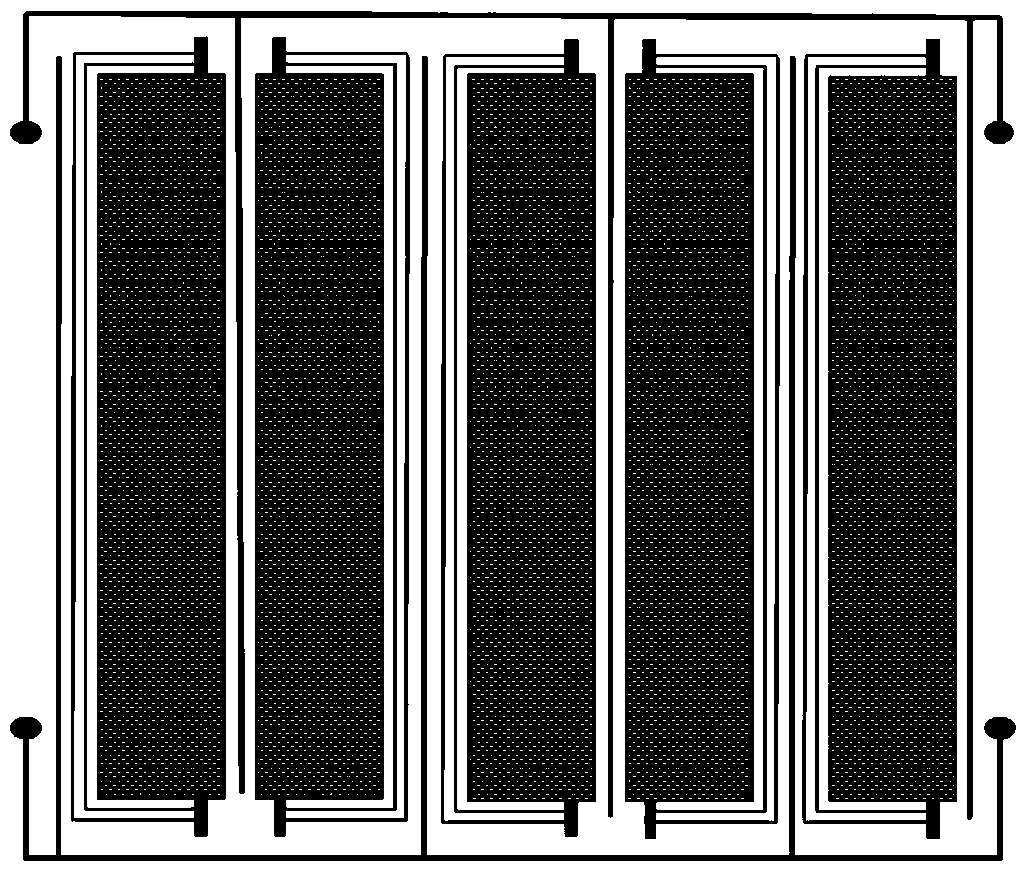 Preparation method and product of large-area all-solid-state perovskite mesoscopic solar cells