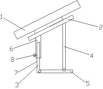 Photovoltaic module fixing rack