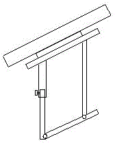 Photovoltaic module fixing rack