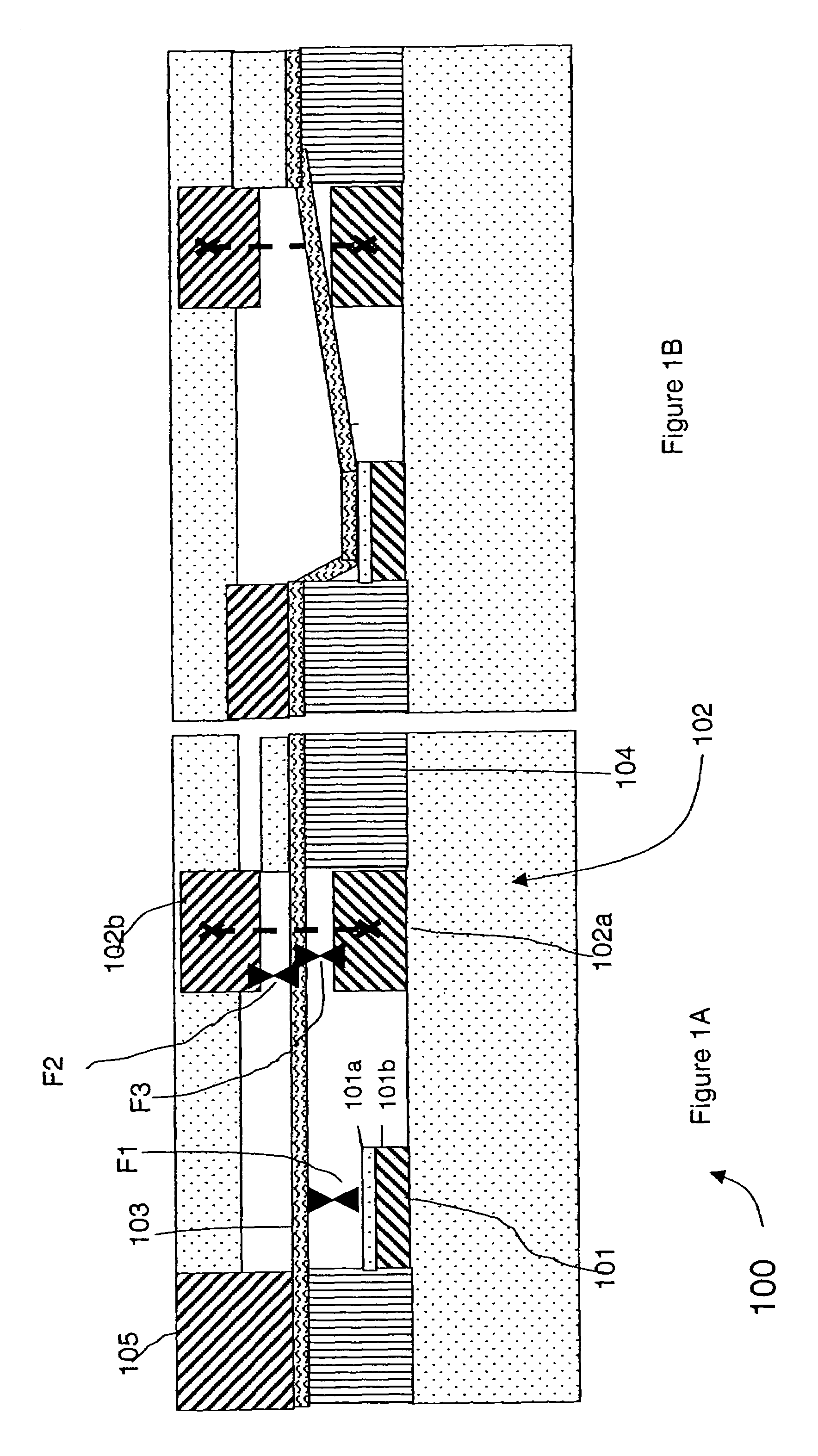 Nanotube-based switching elements and logic circuits