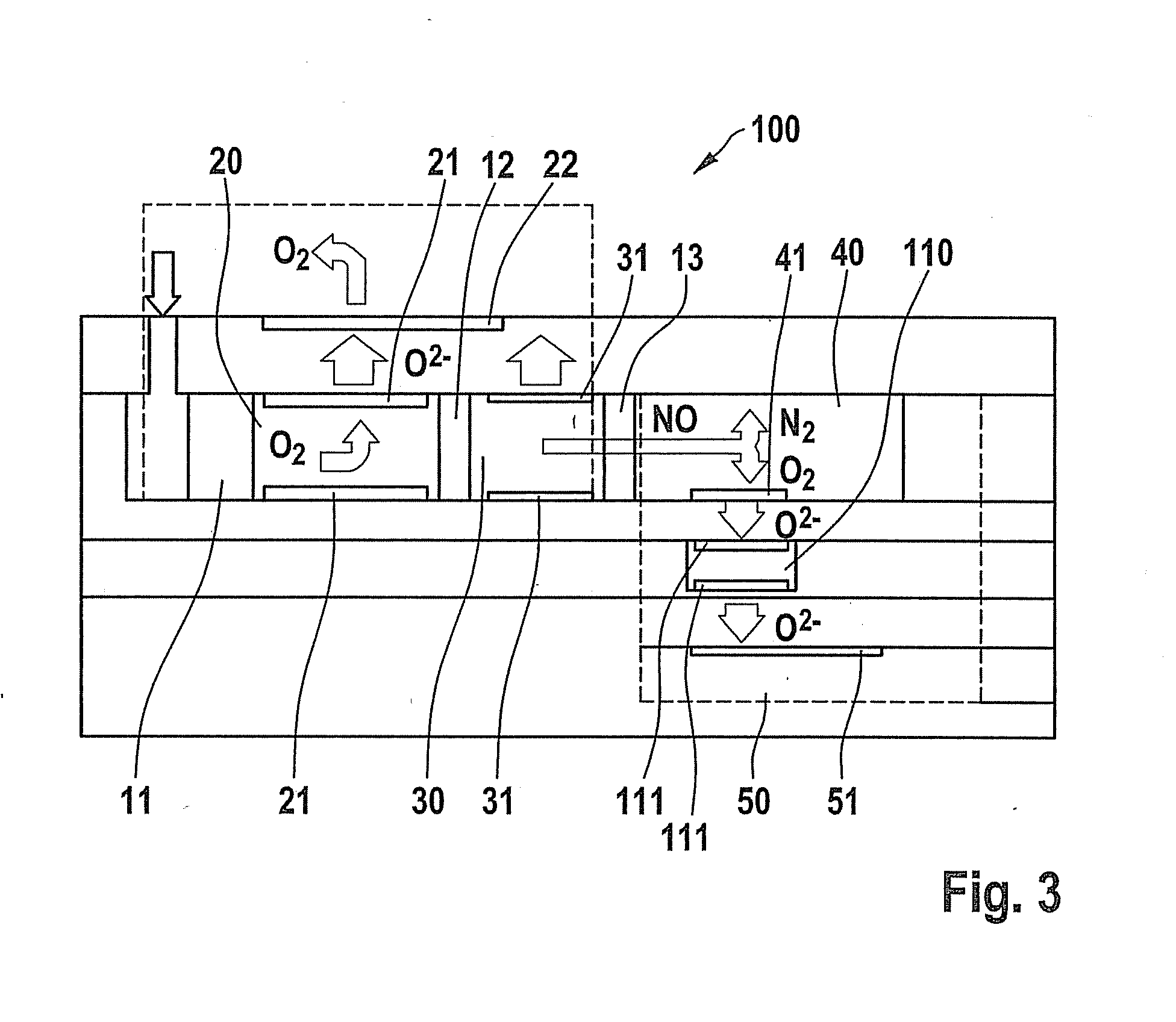 Method for measuring and/or calibrating a gas sensor